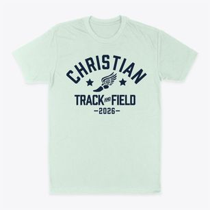 Christian Center School Track and Field Classic Dad T-Shirt