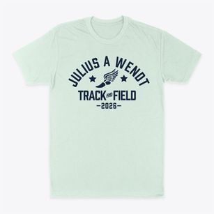 Julius A Wendt Elementary School Track and Field Classic Dad T-Shirt