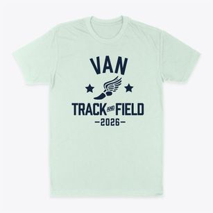 Van Elementary School Track and Field Classic Dad T-Shirt