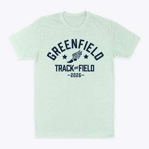 Greenfield High School Track and Field Classic Dad T-Shirt