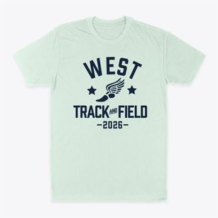 Green Bay West High School Track and Field Classic Dad T-Shirt