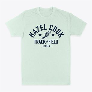 Hazel Cook Elementary School Track and Field Classic Dad T-Shirt