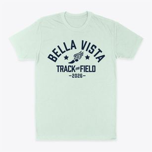 Bella Vista Elementary School Track and Field Classic Dad T-Shirt