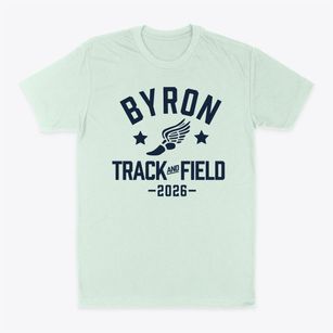 Byron Academy High School Track and Field Classic Dad T-Shirt