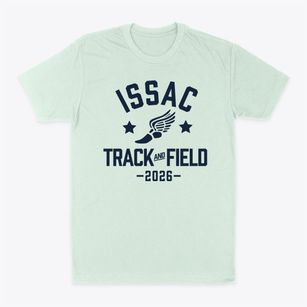 Issac Preschool Track and Field Classic Dad T-Shirt