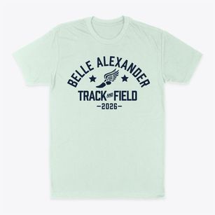 Belle Alexander Elementary School Track and Field Classic Dad T-Shirt