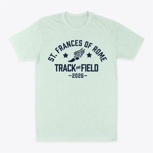 Saint Frances Of Rome School Track and Field Classic Dad T-Shirt