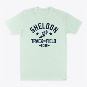 Sheldon Elementary Track and Field Classic Dad T-Shirt