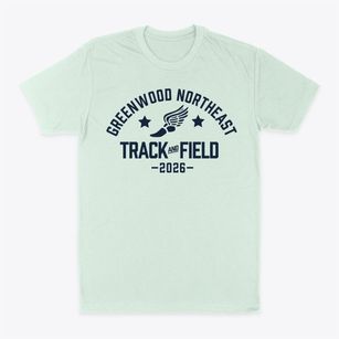 Greenwood Northeast Elementary School Track and Field Classic Dad T-Shirt