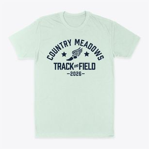 Country Meadows Elementary School Track and Field Classic Dad T-Shirt