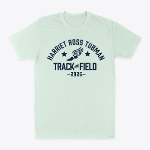 Harriet Ross Tubman Elementary School Track and Field Classic Dad T-Shirt