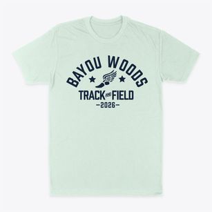 Bayou Woods Elementary School Track and Field Classic Dad T-Shirt