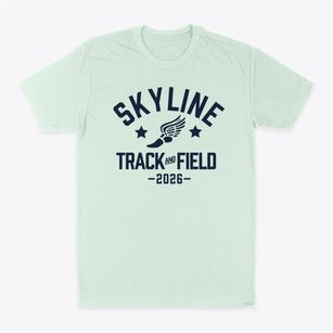 Skyline Elementary School Track and Field Classic Dad T-Shirt