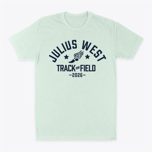 Julius West Middle School Track and Field Classic Dad T-Shirt