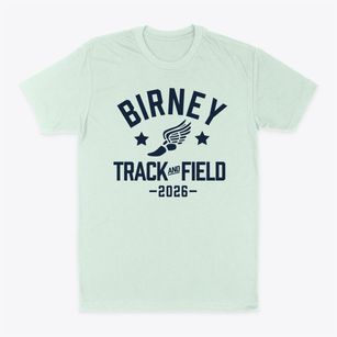 Birney Middle School Track and Field Classic Dad T-Shirt