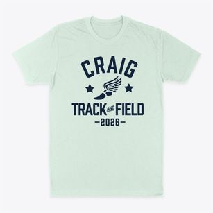 Craig Primary School Track and Field Classic Dad T-Shirt
