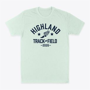 Highland High School Track and Field Classic Dad T-Shirt