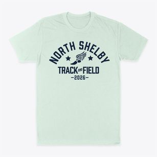 North Shelby High School Track and Field Classic Dad T-Shirt