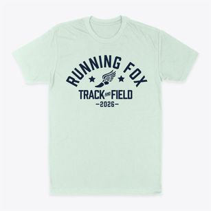 Running Fox Elementary School Track and Field Classic Dad T-Shirt