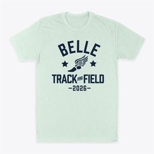 Belle Accelerated Elementary School Track and Field Classic Dad T-Shirt