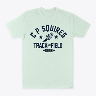 C P Squires Elementary School Track and Field Classic Dad T-Shirt