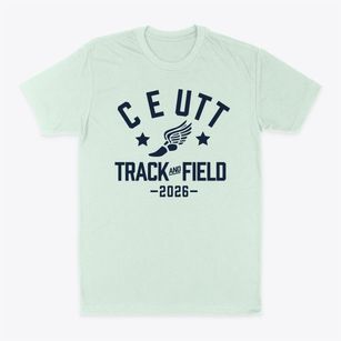 C E Utt Middle School Track and Field Classic Dad T-Shirt