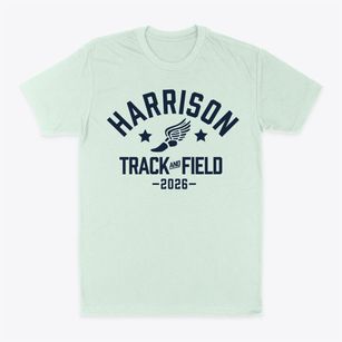 Harrison Elementary School Track and Field Classic Dad T-Shirt