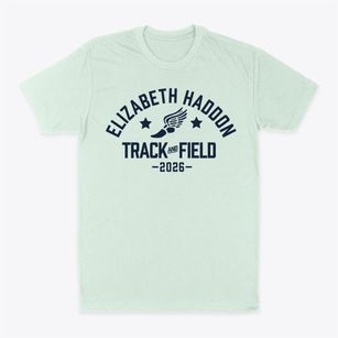 Elizabeth Haddon Elementary School Track and Field Classic Dad T-Shirt