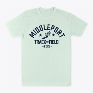 Middleport Elementary School Track and Field Classic Dad T-Shirt