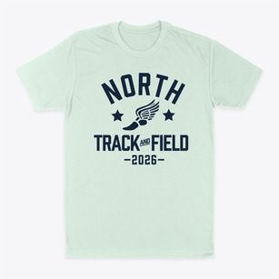 North Middle School Track and Field Classic Dad T-Shirt