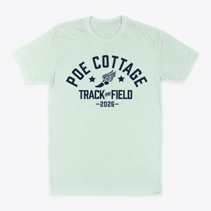 Poe Cottage Track and Field Classic Dad T-Shirt