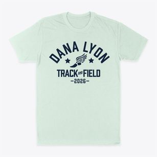 Dana Lyon Elementary School Track and Field Classic Dad T-Shirt