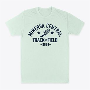 Minerva Central School Track and Field Classic Dad T-Shirt
