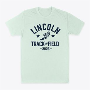 Lincoln Elementary School Track and Field Classic Dad T-Shirt
