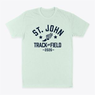 Saint John The Baptist School Track and Field Classic Dad T-Shirt