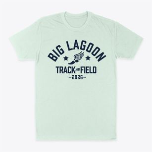Big Lagoon Elementary School Track and Field Classic Dad T-Shirt
