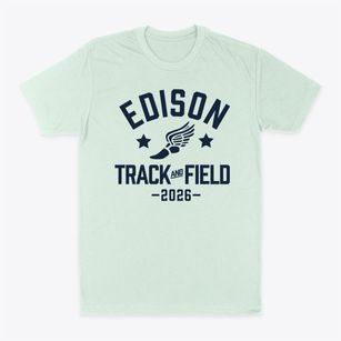 Thomas Edison High School Track and Field Classic Dad T-Shirt