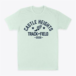 Castle Heights Middle School Track and Field Classic Dad T-Shirt