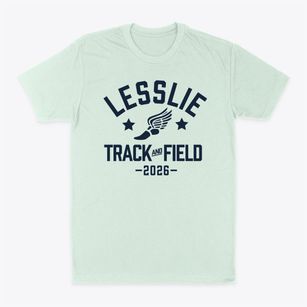 Lesslie Elementary School Track and Field Classic Dad T-Shirt