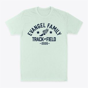 Evangel Family Christian Academy Track and Field Classic Dad T-Shirt