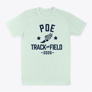 Poe Middle School Track and Field Classic Dad T-Shirt