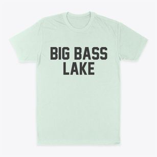 Big Bass Lake Pennsylvania Classic Block Classic Dad T-Shirt
