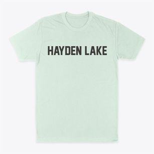 Hayden Lake Idaho Classic Block Classic Dad T-Shirt
