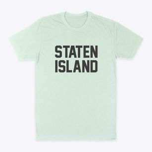 Staten Island New York Classic Block Classic Dad T-Shirt
