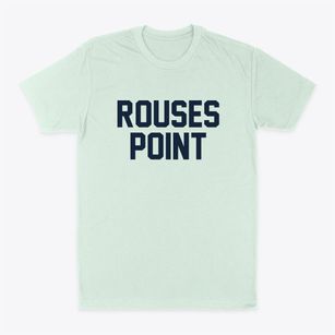 Rouses Point New York Classic Block Classic Dad T-Shirt