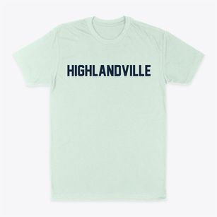 Highlandville Missouri Classic Block Classic Dad T-Shirt