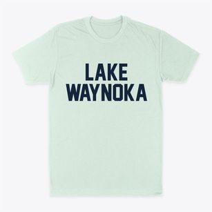 Lake Waynoka Ohio Classic Block Classic Dad T-Shirt