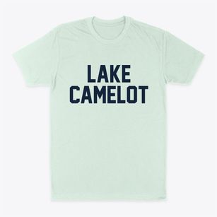 Lake Camelot Wisconsin Classic Block Classic Dad T-Shirt