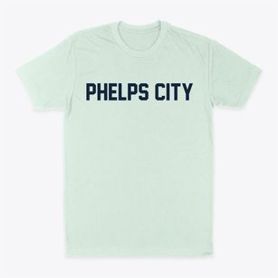 Phelps City Missouri Classic Block Classic Dad T-Shirt