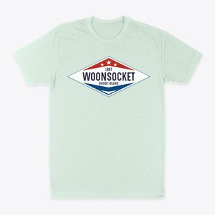 Woonsocket Rhode Island Diamond Star Classic Dad T-Shirt